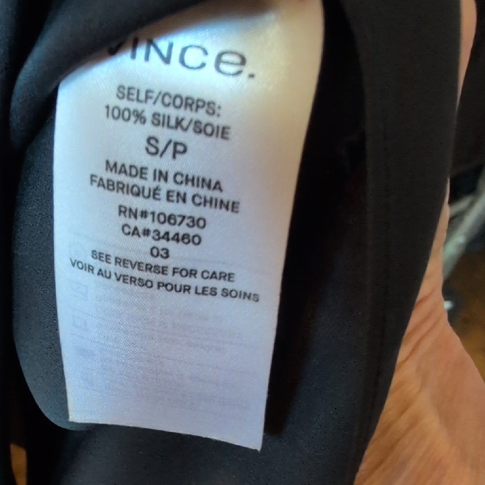 Vince Blue Blouse - Picture 6 of 8